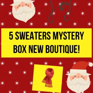 - - All sizes ! - 5 sweaters mystery box