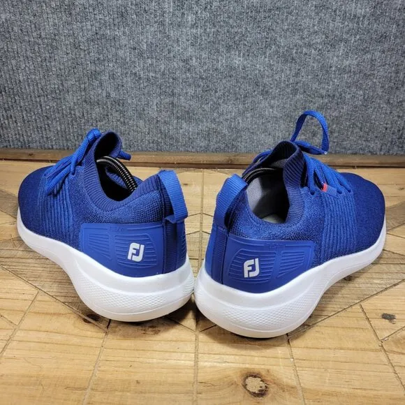 🔥 Footjoy Flex XP Men’s 11.5 M Royal Blue Athletic Spikeless Golf Shoes 56268
