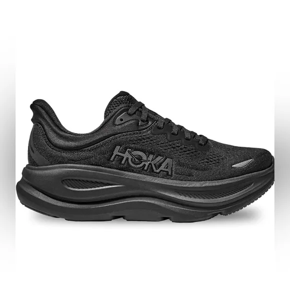 🆕 [Hoka] Women's Bondi 9 Black/Black Sneaker Sz: 8B