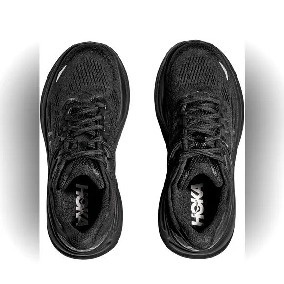 🆕 [Hoka] Women's Bondi 9 Black/Black Sneaker Sz: 8B