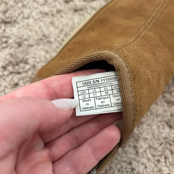 🖤 New Men's 100% UGG Kick It Slip-On Casual Slipper Shoes Chestnut 🖤