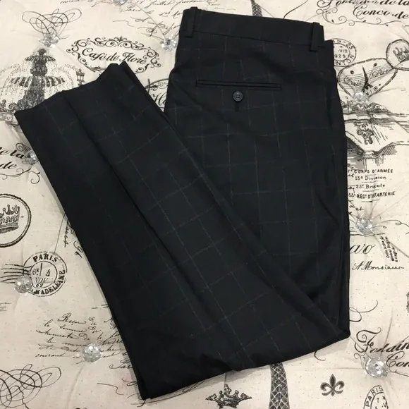 🎁 Perry Ellis Portfolio Slim Fit Dress Pants