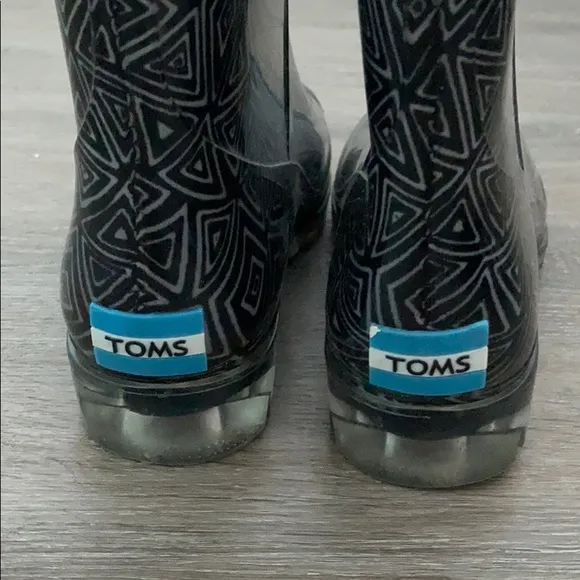 ❤️ Toms Waterproof Rain Boots Size W9