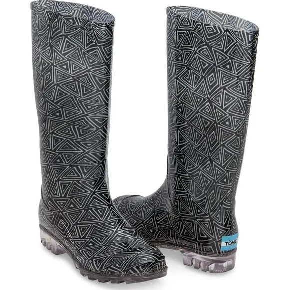 ❤️ Toms Waterproof Rain Boots Size W9