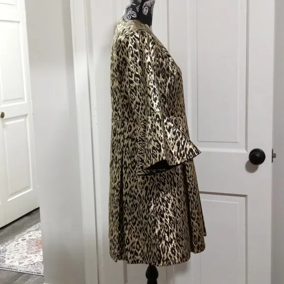 🆕️ 🐆Tuckernuck🐆 - Gold Leopard Mel Dress