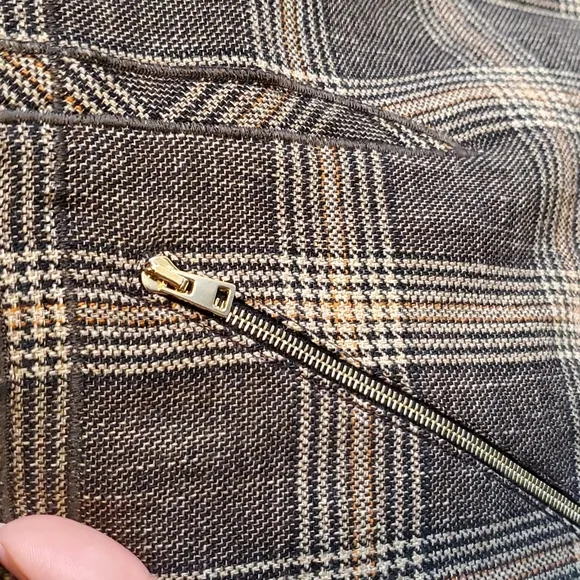 《 Vanessa Bruno 》Feminine Fitted Plaid Dress