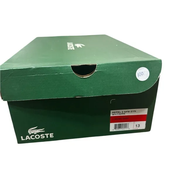 100. 🐊 Lacoste Repel men’s tennis shoes size 12