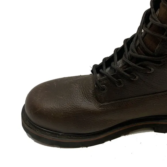10.5 / CE Schmidt workwear boots Men's Brown Leather Boots waterproof
