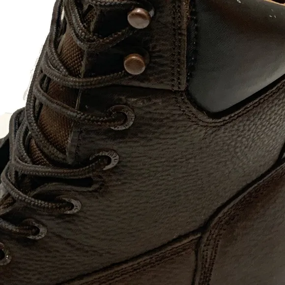 10.5 / CE Schmidt workwear boots Men's Brown Leather Boots waterproof