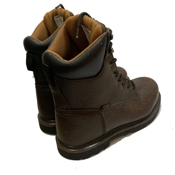 10.5 / CE Schmidt workwear boots Men's Brown Leather Boots waterproof