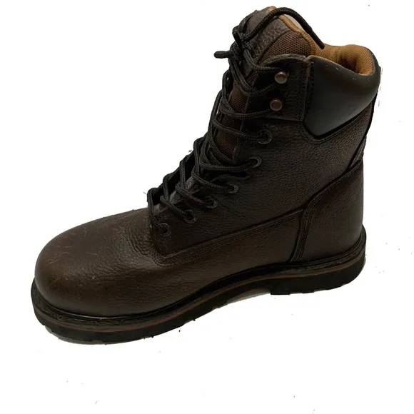 10.5 / CE Schmidt workwear boots Men's Brown Leather Boots waterproof