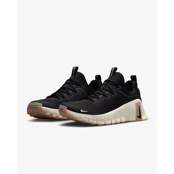 12M - [NEW] Men's Nike Free Metcon 6 Workout Shoes Black FJ7127-010