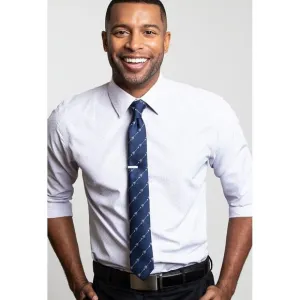 $150‎ ALYNN Mens Evan Slim Fit Purple Dress Shirt Button Up Sz L