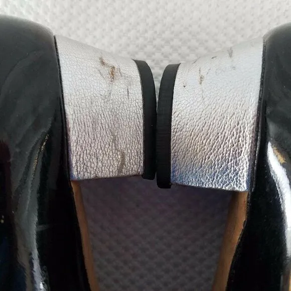 1950s Chandlers French Room Originals Black Patent Leather Shoes Size 6