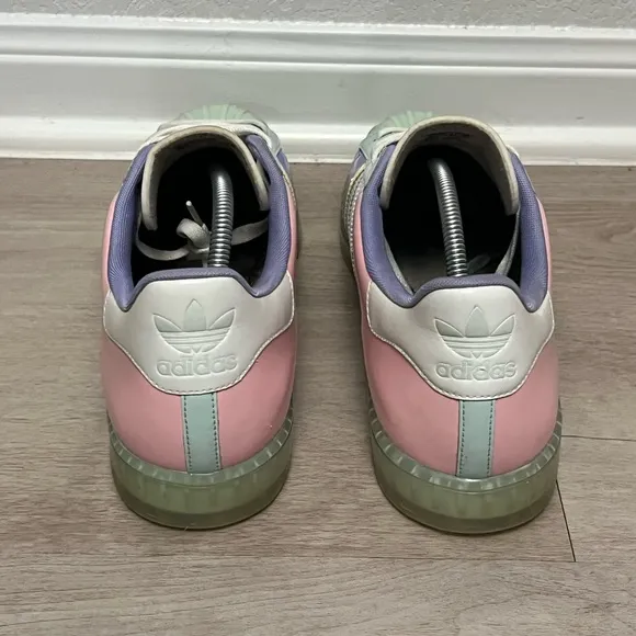 2008 Adidas Superstar 1 Clear Patent Leather Pastel 'Easter' Shoes Men's Size 12