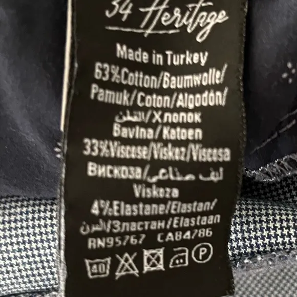 34 Heritage pants 38x32 Like new