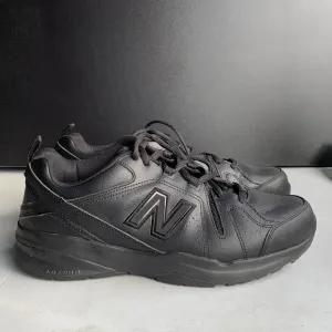 375 New‎ Balance Slip Resistant Black Leather Shoes Men’s Size 10.5