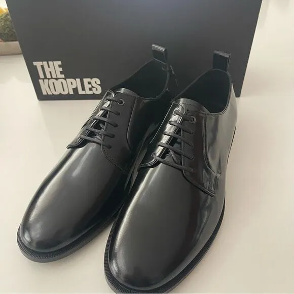 $425 The Kooples Men’s patent leather shoes NIB Size 43
