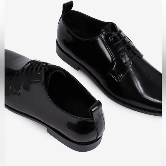 $425 The Kooples Men’s patent leather shoes NIB Size 43
