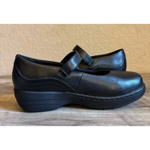 Abeo Gale Leather Mary Jane Shoes Slip Resistant Orthopedic Shoes