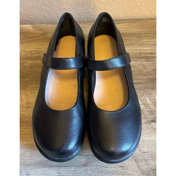 Abeo Gale Leather Mary Jane Shoes Slip Resistant Orthopedic Shoes