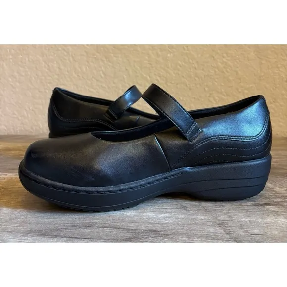 Abeo Gale Leather Mary Jane Shoes Slip Resistant Orthopedic Shoes