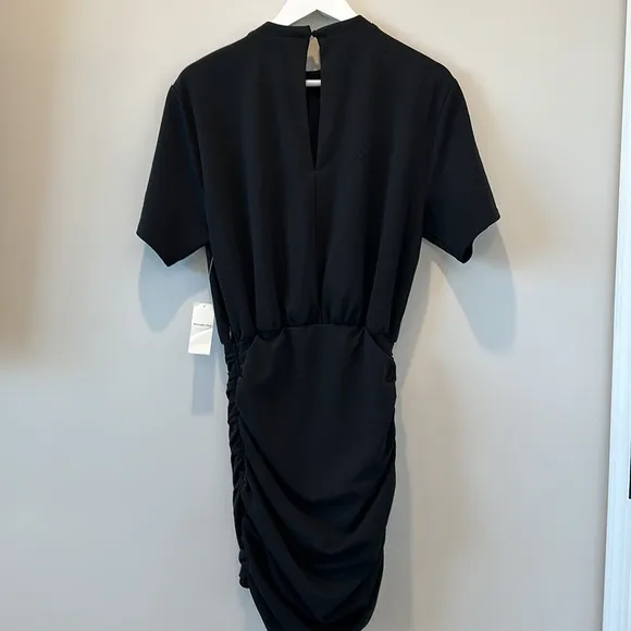 Abercrombie &amp; Fitch Ruched Knit Mini Dress Crew Short Sleeve Tee Bodycon Small