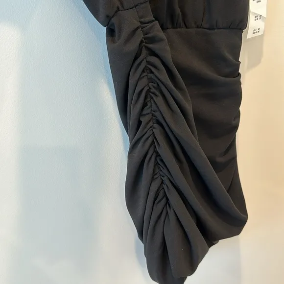 Abercrombie &amp; Fitch Ruched Knit Mini Dress Crew Short Sleeve Tee Bodycon Small
