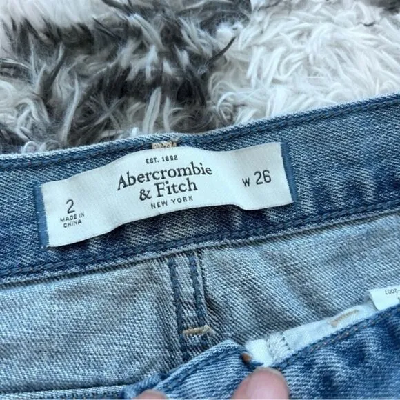 Abercrombie and Fitch Crystal Denim Jean Shorts