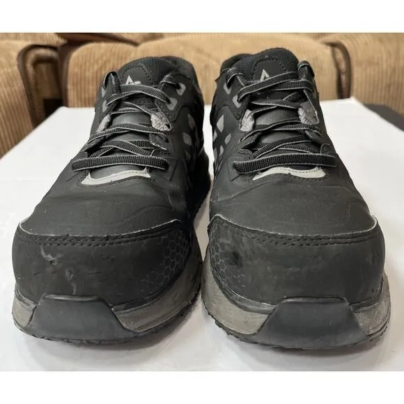 Ace‎ 73000 Men's Black Gray Phantom Aluminum Toe Slip Resistant Shoes Size 9.5