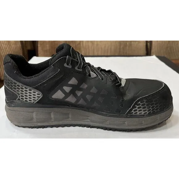 Ace‎ 73000 Men's Black Gray Phantom Aluminum Toe Slip Resistant Shoes Size 9.5