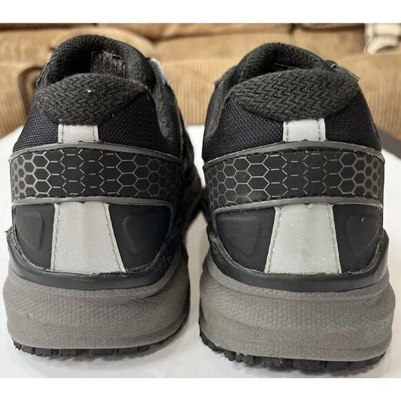 Ace‎ 73000 Men's Black Gray Phantom Aluminum Toe Slip Resistant Shoes Size 9.5