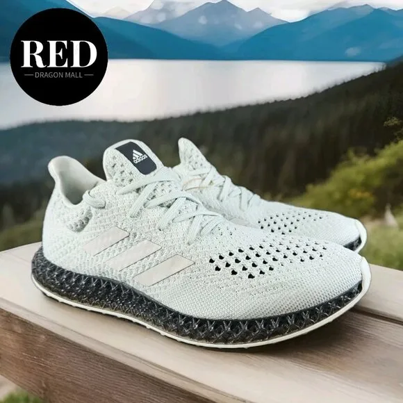 Adidas 4D Futurecraft Running Linen Green Shoe GX6603 - Men's Size 9