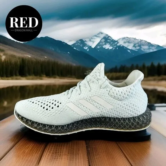 Adidas 4D Futurecraft Running Linen Green Shoe GX6603 - Men's Size 9