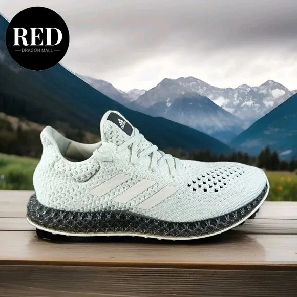 Adidas 4D Futurecraft Running Linen Green Shoe GX6603 - Men's Size 9