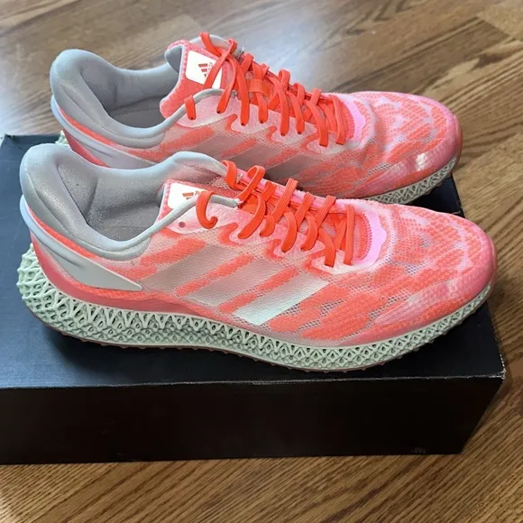 Adidas 4D Run 1.0 Men’s Running Walking Workout Shoes Coral