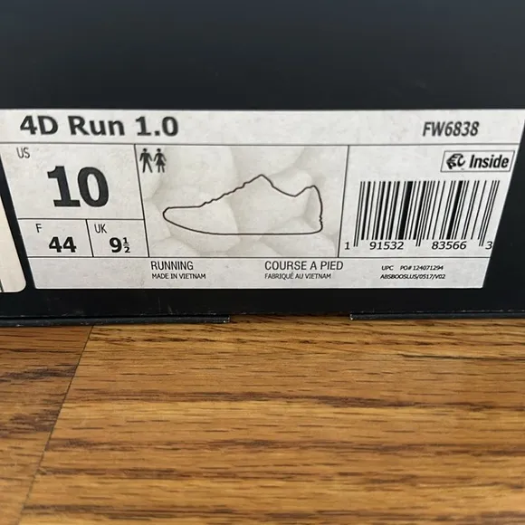 Adidas 4D Run 1.0 Men’s Running Walking Workout Shoes Coral
