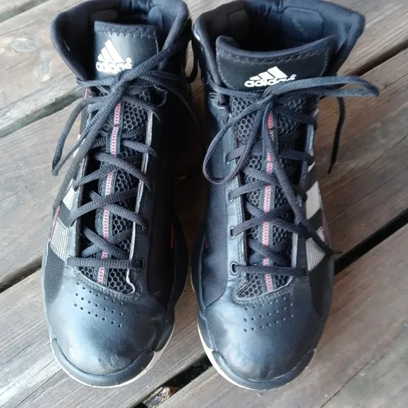 ADIDAS Adizero Men's Basketball Shoes patent BLACK