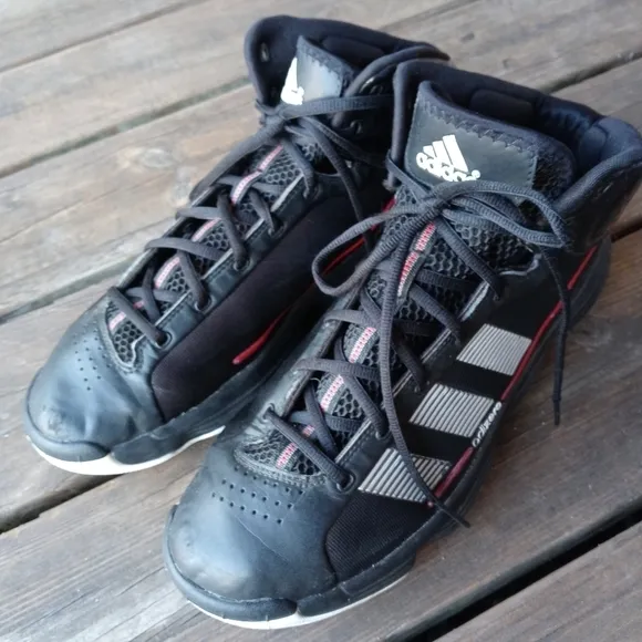 ADIDAS Adizero Men's Basketball Shoes patent BLACK