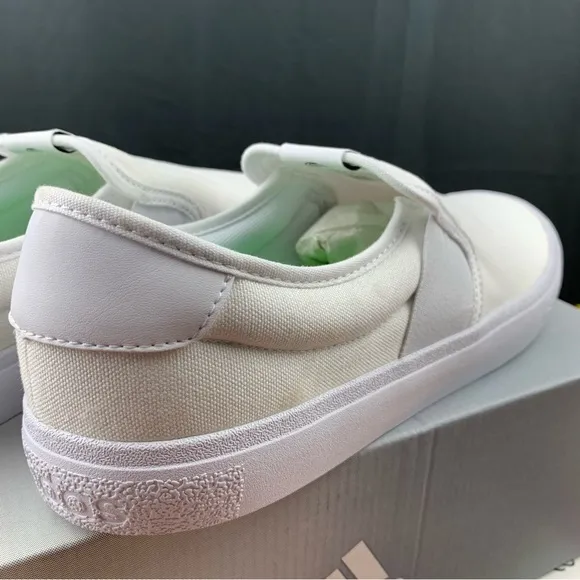 Adidas All White Vulc Raid3r Slip Ons Men's Various Sizes