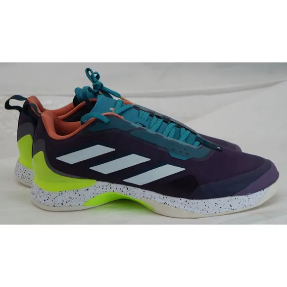 Adidas Avacourt Men Shoes Size 11.5, Color: Shadow/Violet/Lemon