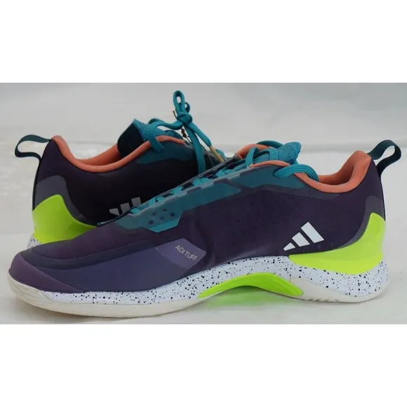 Adidas Avacourt Men Shoes Size 11.5, Color: Shadow/Violet/Lemon