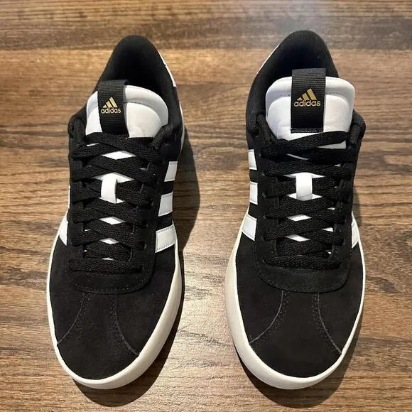 ADIDAS Black &amp; White Gazelle ADV Shoes US M9 /W8