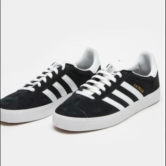 ADIDAS Black &amp; White Gazelle ADV Shoes US M9 /W8