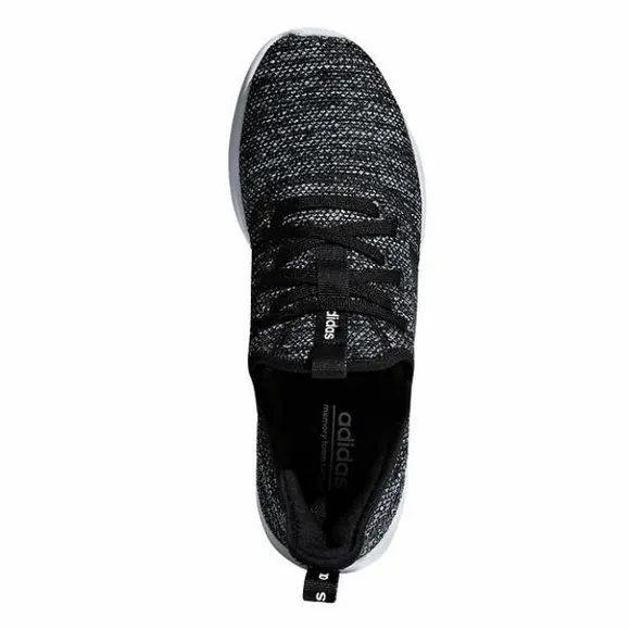 ADIDAS CloudFoam Pure Running Sneakers, Black NIB