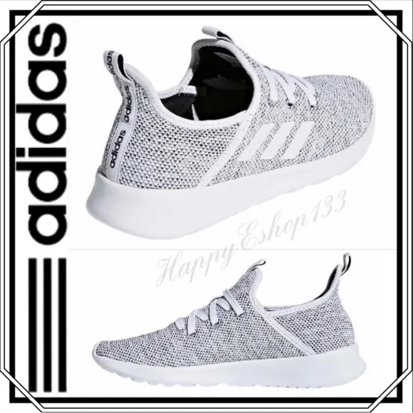 ADIDAS CloudFoam Pure Running Sneakers, Black NIB