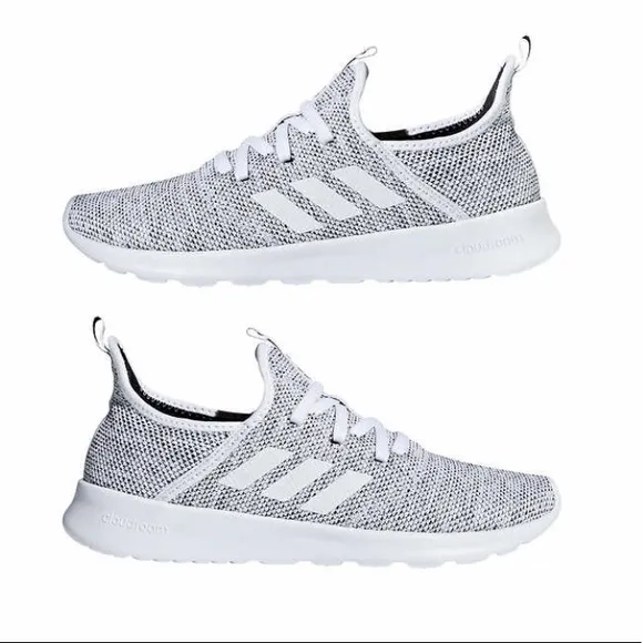 ADIDAS CloudFoam Pure Running Sneakers, Gray NIB