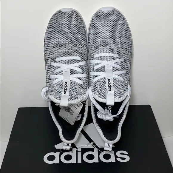 ADIDAS CloudFoam Pure Running Sneakers, Gray NIB