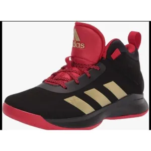 Adidas Cross Em Up‎ 5K Kids Basketball Shoes Youth Size 3.5  Sneakers Black Red