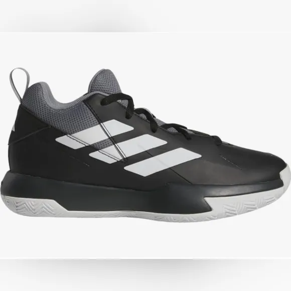 Adidas Cross Em Up Select J Wide Youth Black and Gray Sneakers Sz 6.5